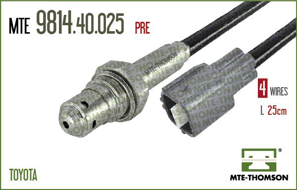 MTE-Thomson 9814.40.025 - Лямбда-зонд, датчик кислорода www.autospares.lv