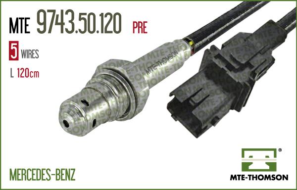 MTE-Thomson 9743.50.120 - Лямбда-зонд, датчик кислорода www.autospares.lv