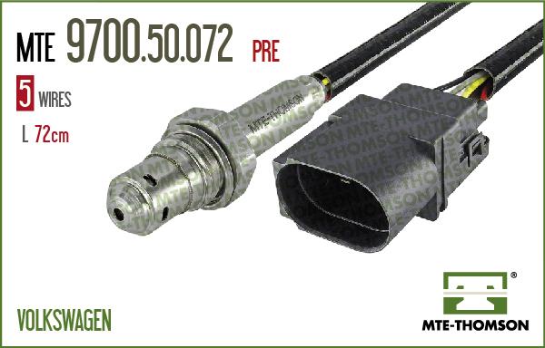 MTE-Thomson 9700.50.072 - Лямбда-зонд, датчик кислорода www.autospares.lv