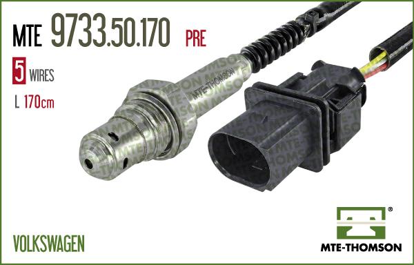 MTE-Thomson 9733.50.170 - Лямбда-зонд, датчик кислорода www.autospares.lv