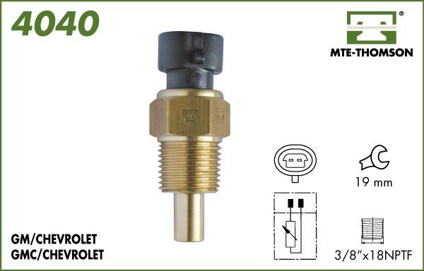 MTE-Thomson 4040 - Датчик, температура охлаждающей жидкости www.autospares.lv