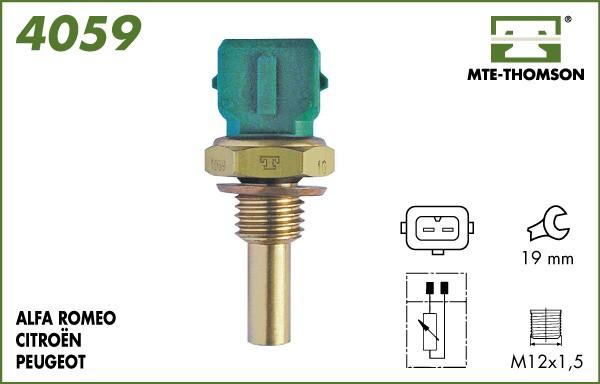 MTE-Thomson 4059 - Датчик, температура охлаждающей жидкости www.autospares.lv