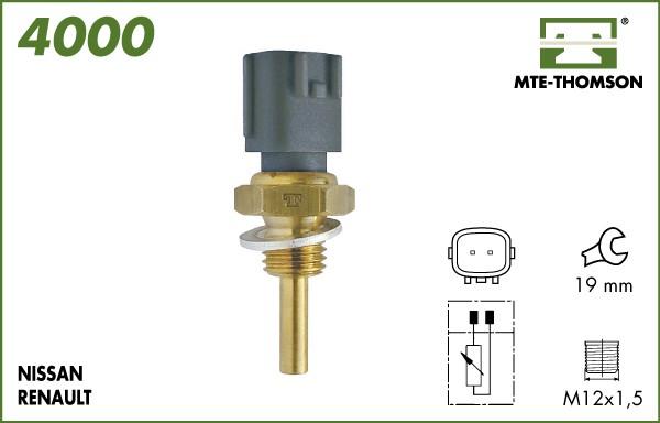 MTE-Thomson 4000 - Sensor, coolant temperature www.autospares.lv