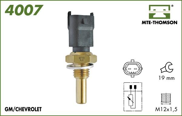 MTE-Thomson 4007 - Датчик, температура охлаждающей жидкости www.autospares.lv