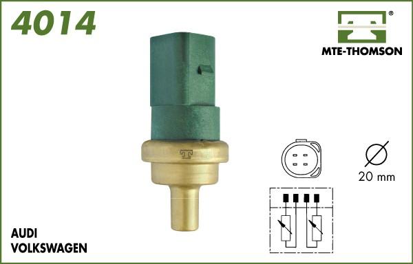 MTE-Thomson 4014 - Датчик, температура охлаждающей жидкости www.autospares.lv