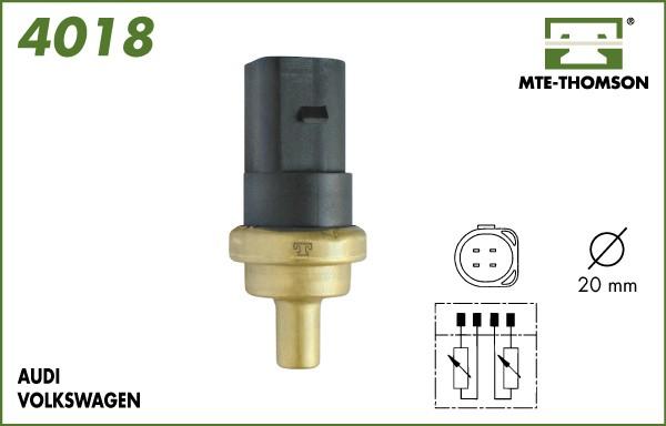 MTE-Thomson 4018 - Датчик, температура охлаждающей жидкости www.autospares.lv