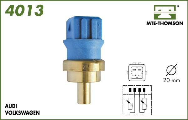 MTE-Thomson 4013 - Sensor, coolant temperature www.autospares.lv