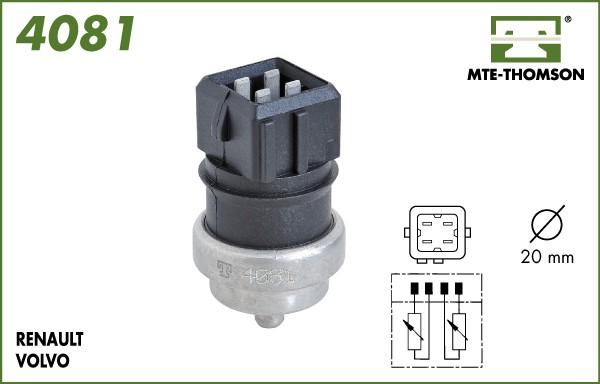 MTE-Thomson 4081 - Sensor, coolant temperature www.autospares.lv