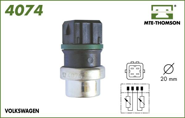 MTE-Thomson 4074 - Датчик, температура охлаждающей жидкости www.autospares.lv