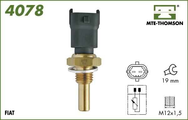 MTE-Thomson 4078 - Sensor, coolant temperature www.autospares.lv