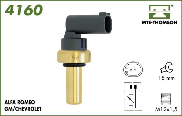 MTE-Thomson 4160 - Sensor, coolant temperature www.autospares.lv