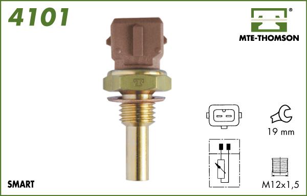 MTE-Thomson 4101 - Devējs, Dzesēšanas šķidruma temperatūra www.autospares.lv