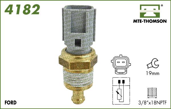 MTE-Thomson 4182 - Devējs, Dzesēšanas šķidruma temperatūra www.autospares.lv