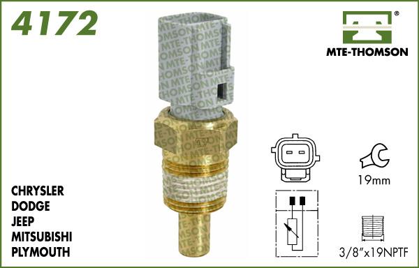 MTE-Thomson 4172 - Датчик, температура охлаждающей жидкости www.autospares.lv