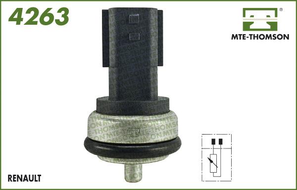 MTE-Thomson 4263 - Sensor, coolant temperature www.autospares.lv