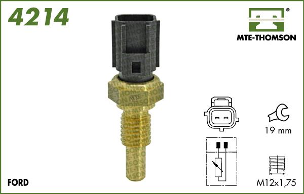 MTE-Thomson 4214 - Devējs, Dzesēšanas šķidruma temperatūra www.autospares.lv