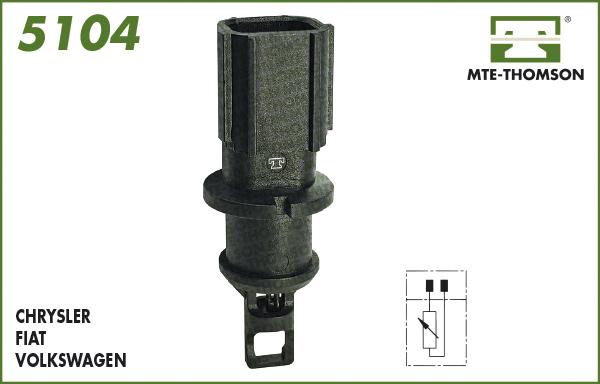 MTE-Thomson 5104 - Датчик, температура впускаемого воздуха www.autospares.lv