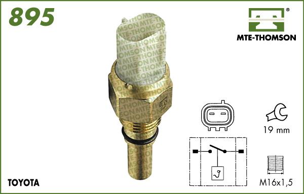 MTE-Thomson 895 - Termoslēdzis, Radiatora ventilators www.autospares.lv