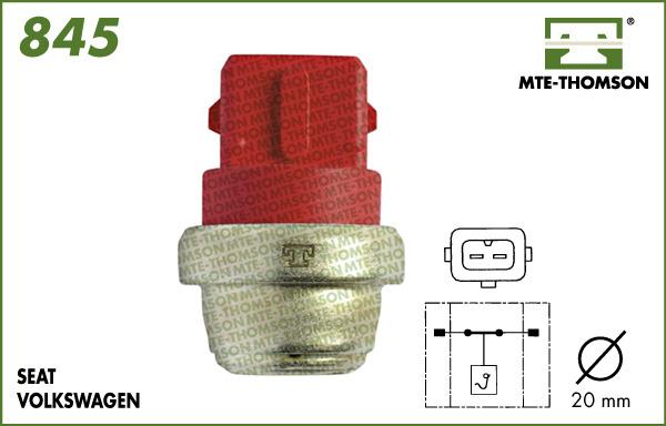 MTE-Thomson 845.65/55 - Termoslēdzis, Radiatora ventilators www.autospares.lv