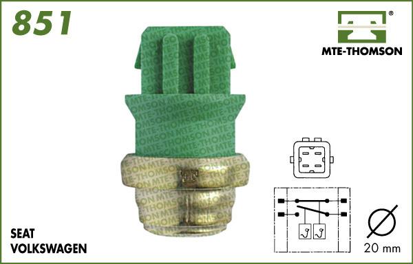 MTE-Thomson 851 - Termoslēdzis, Radiatora ventilators autospares.lv