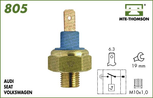 MTE-Thomson 805.110 - Temperature Switch, radiator / air conditioner fan www.autospares.lv