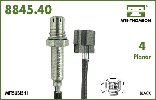 MTE-Thomson 8845.40.063 - Лямбда-зонд, датчик кислорода www.autospares.lv