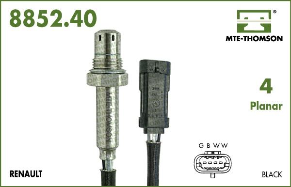 MTE-Thomson 8852.40.045 - Лямбда-зонд, датчик кислорода www.autospares.lv