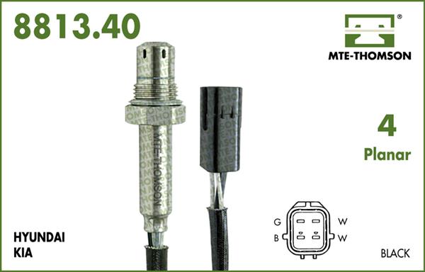 MTE-Thomson 8813.40.056 - Лямбда-зонд, датчик кислорода www.autospares.lv