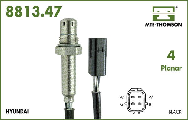 MTE-Thomson 8813.47.056 - Лямбда-зонд, датчик кислорода www.autospares.lv