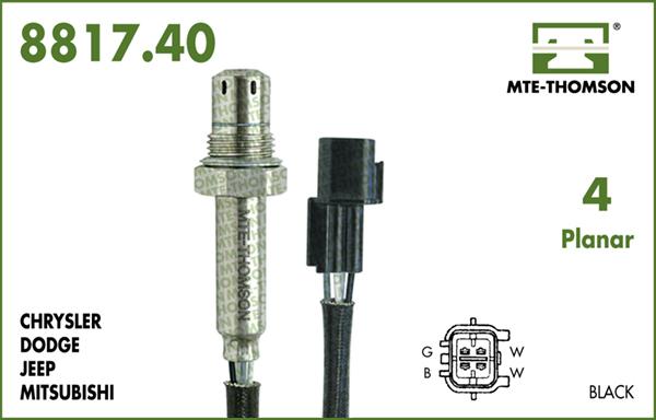 MTE-Thomson 8817.40.046 - Лямбда-зонд, датчик кислорода www.autospares.lv