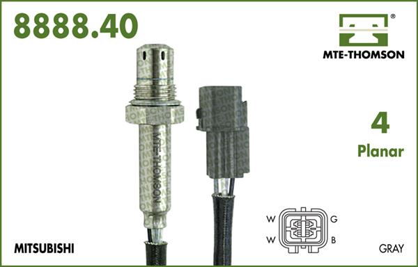 MTE-Thomson 8888.40.090 - Лямбда-зонд, датчик кислорода www.autospares.lv