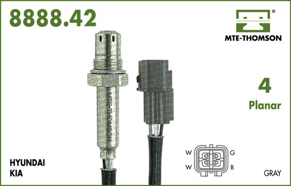 MTE-Thomson 8888.42.056 - Лямбда-зонд, датчик кислорода www.autospares.lv