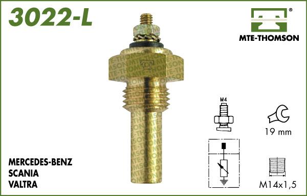 MTE-Thomson 3022-L - Devējs, Dzesēšanas šķidruma temperatūra www.autospares.lv