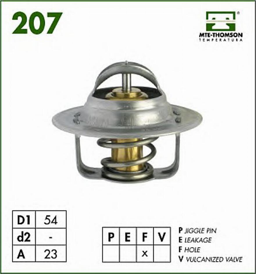 MTE-Thomson 207.87 - Termostats, Dzesēšanas šķidrums autospares.lv