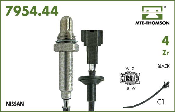 MTE-Thomson 7954.44.083 - Лямбда-зонд, датчик кислорода www.autospares.lv