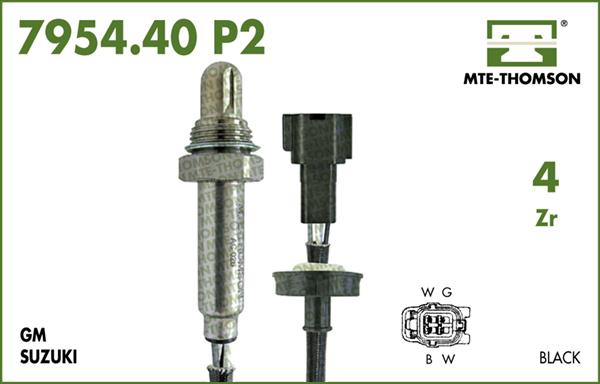 MTE-Thomson 7954.40.073P2 - Лямбда-зонд, датчик кислорода www.autospares.lv