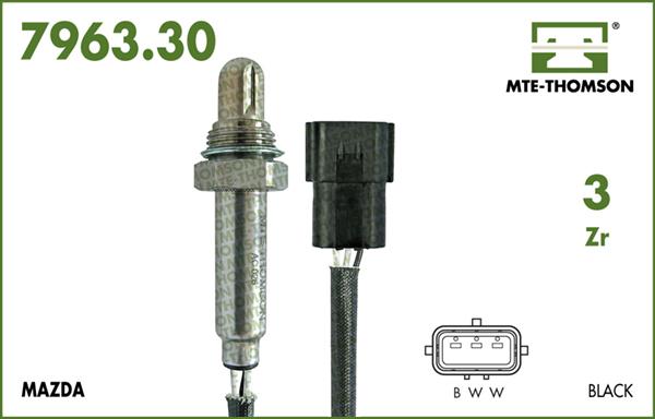 MTE-Thomson 7963.30.060 - Лямбда-зонд, датчик кислорода www.autospares.lv