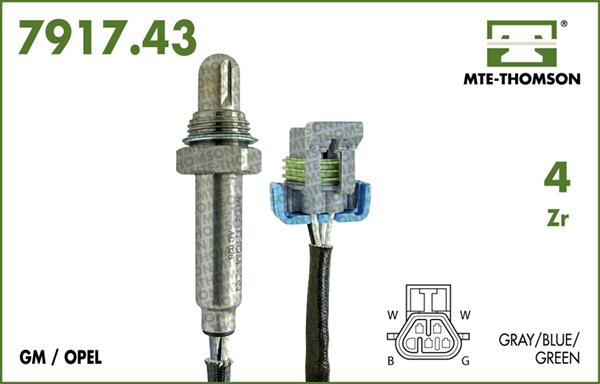 MTE-Thomson 7917.43.040 - Lambda zonde www.autospares.lv