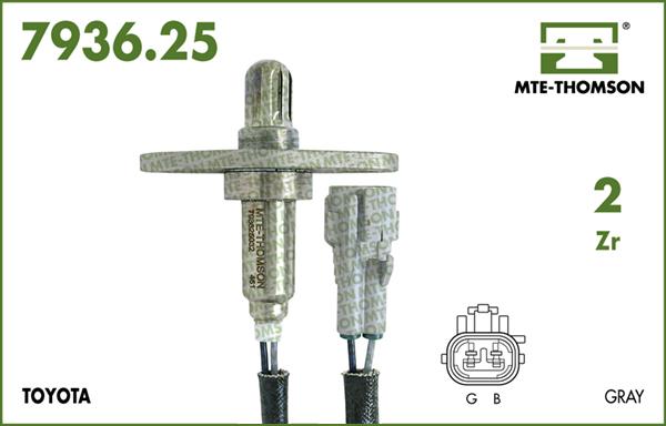 MTE-Thomson 7936.25.032 - Лямбда-зонд, датчик кислорода www.autospares.lv