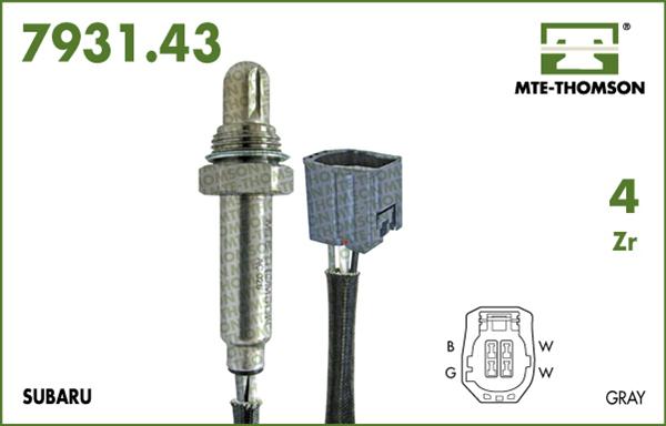 MTE-Thomson 7931.43.046 - Lambda zonde autospares.lv