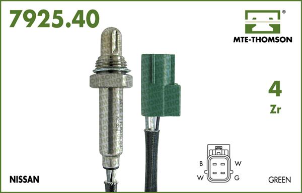 MTE-Thomson 7925.40.037 - Лямбда-зонд, датчик кислорода www.autospares.lv