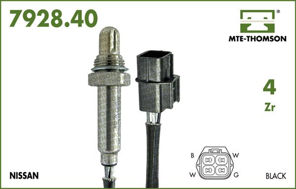 MTE-Thomson 7928.40.080 - Лямбда-зонд, датчик кислорода www.autospares.lv