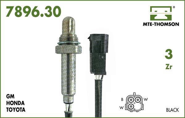 MTE-Thomson 7896.30.040 - Лямбда-зонд, датчик кислорода www.autospares.lv