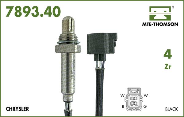 MTE-Thomson 7893.40.046 - Лямбда-зонд, датчик кислорода www.autospares.lv