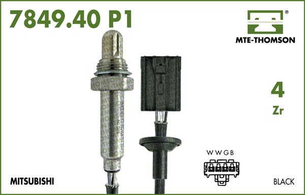 MTE-Thomson 7849.40.040P1 - Лямбда-зонд, датчик кислорода www.autospares.lv