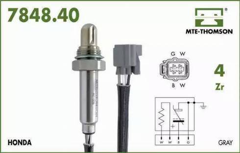 MTE-Thomson 7848.40.054 - Lambda zonde autospares.lv