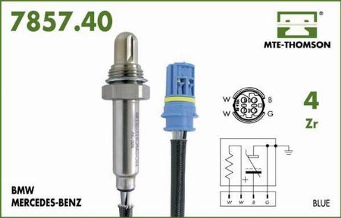 MTE-Thomson 7857.40.072 - Lambda zonde autospares.lv