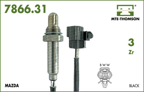 MTE-Thomson 7866.31.038 - Лямбда-зонд, датчик кислорода www.autospares.lv