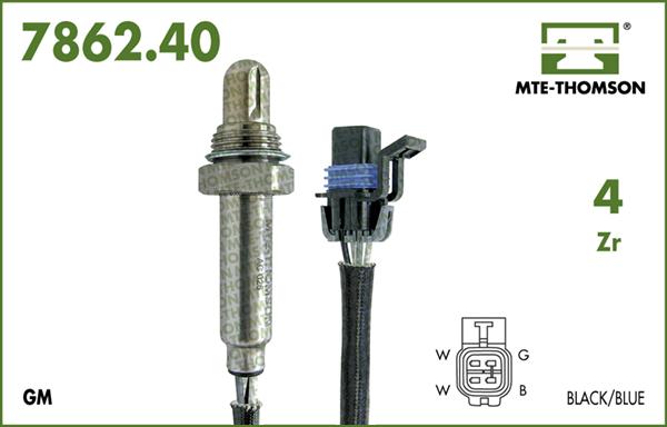 MTE-Thomson 7862.40.042 - Лямбда-зонд, датчик кислорода www.autospares.lv