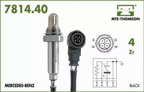 MTE-Thomson 7814.40.037 - Lambda zonde autospares.lv